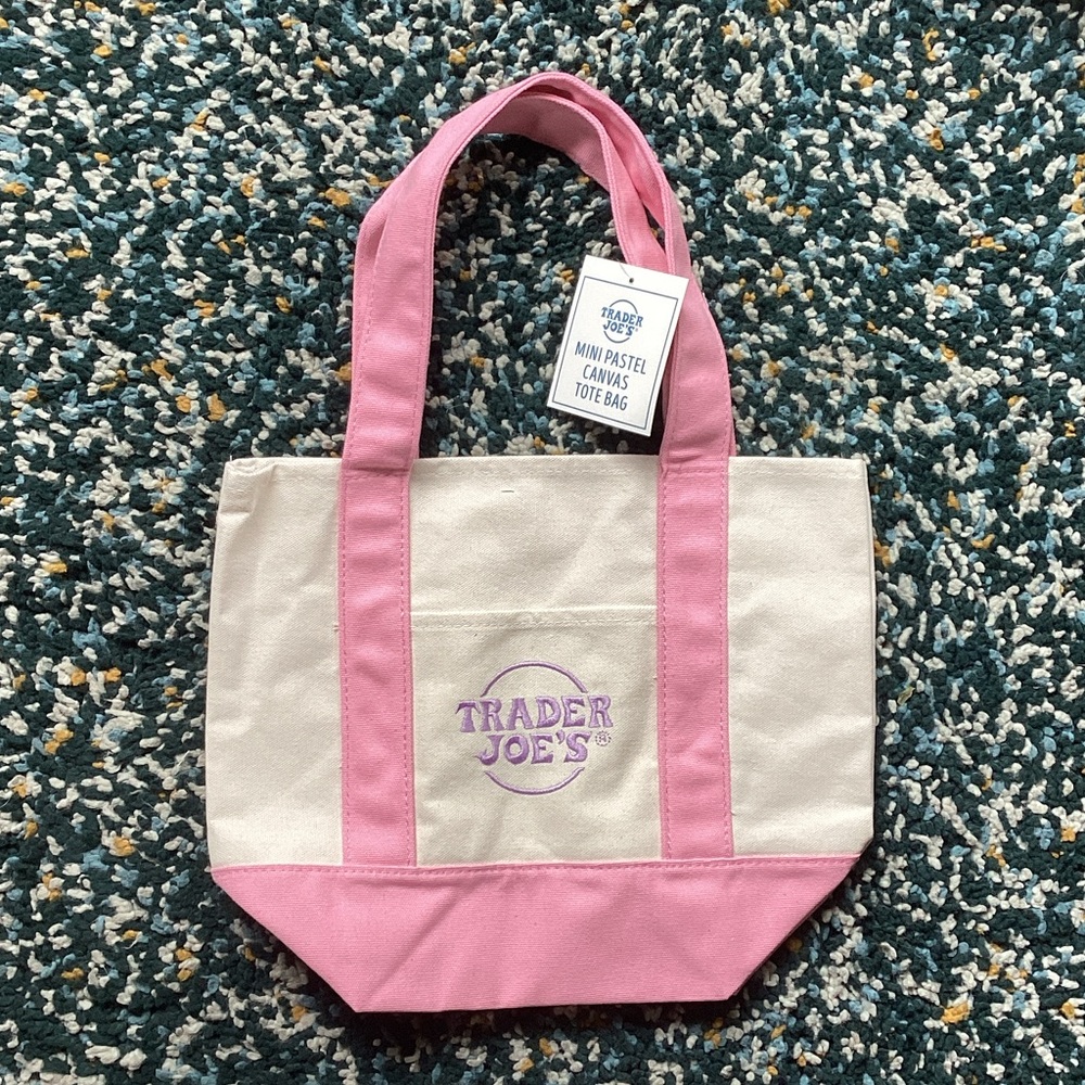 Trader Joe’s Mini Pastel Bag in Pink